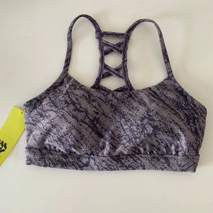 Purple marbled sports bra nwt!